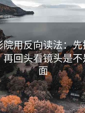 读神马影院用反向读法：先把标题改成问句，再回头看镜头是不是只给一面