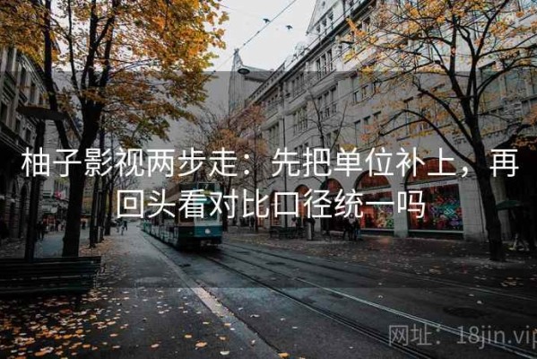 柚子影视两步走：先把单位补上，再回头看对比口径统一吗