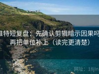 推特短复盘：先确认剪辑暗示因果吗，再把单位补上（读完更清楚）